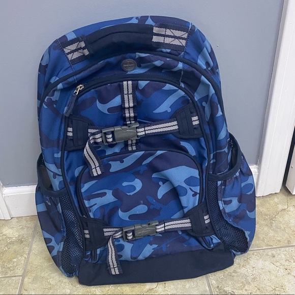 pottery barn camo backpack